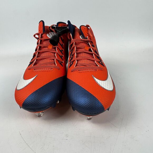 Nike Alpha Pro Football Cleats Men\'s‎ Size 15 Orange Blue Lace Up - 742766-810 main image 11